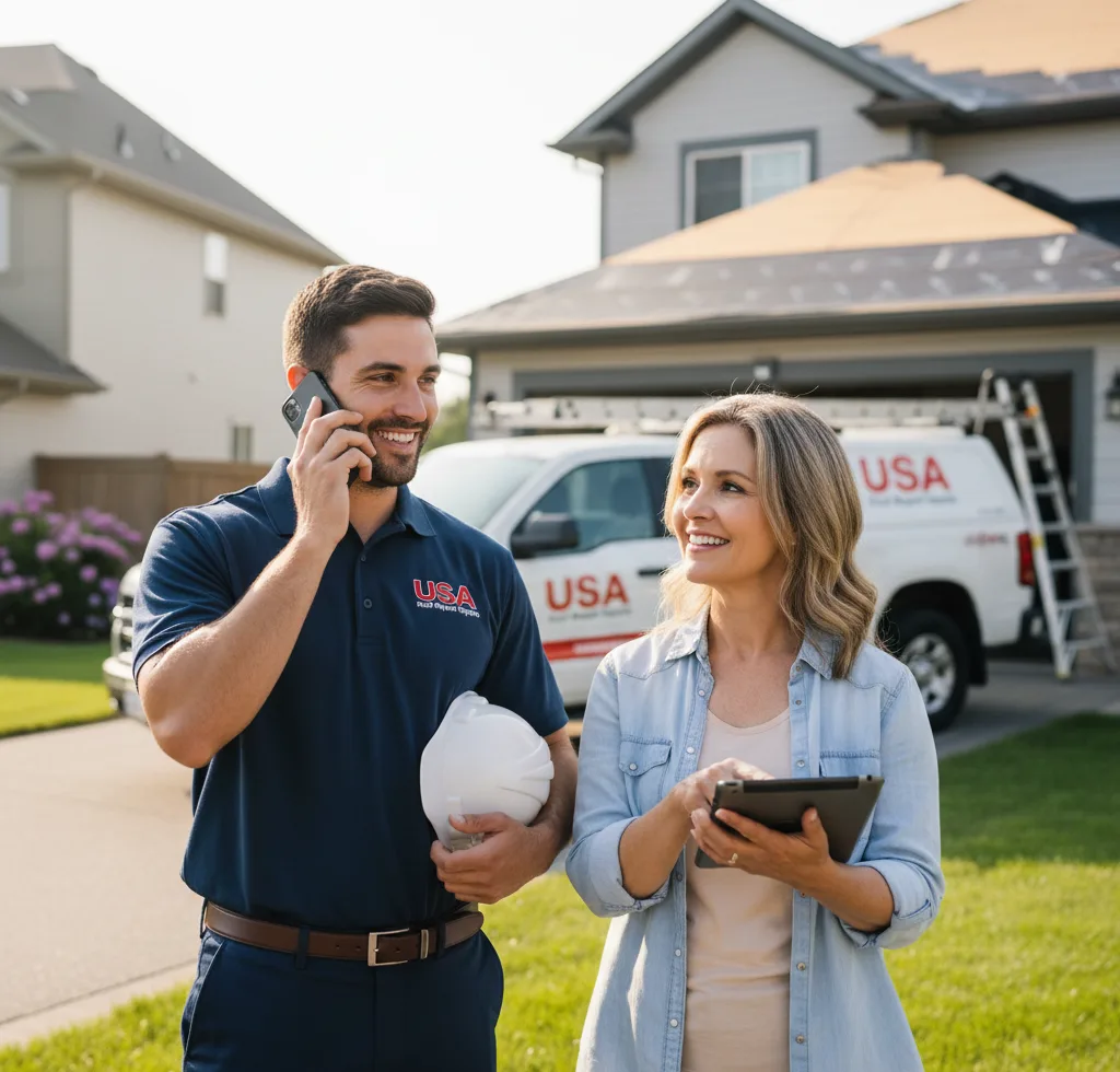 USA Roof Repair Experts customer support in Melvindale